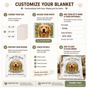 Pet Memorial Photo Blanket – Snuggle This Blanket and Think of Me - Personalized Blanket 5d265f83-2dea-457b-b22e-f42b634fcc41.jpg