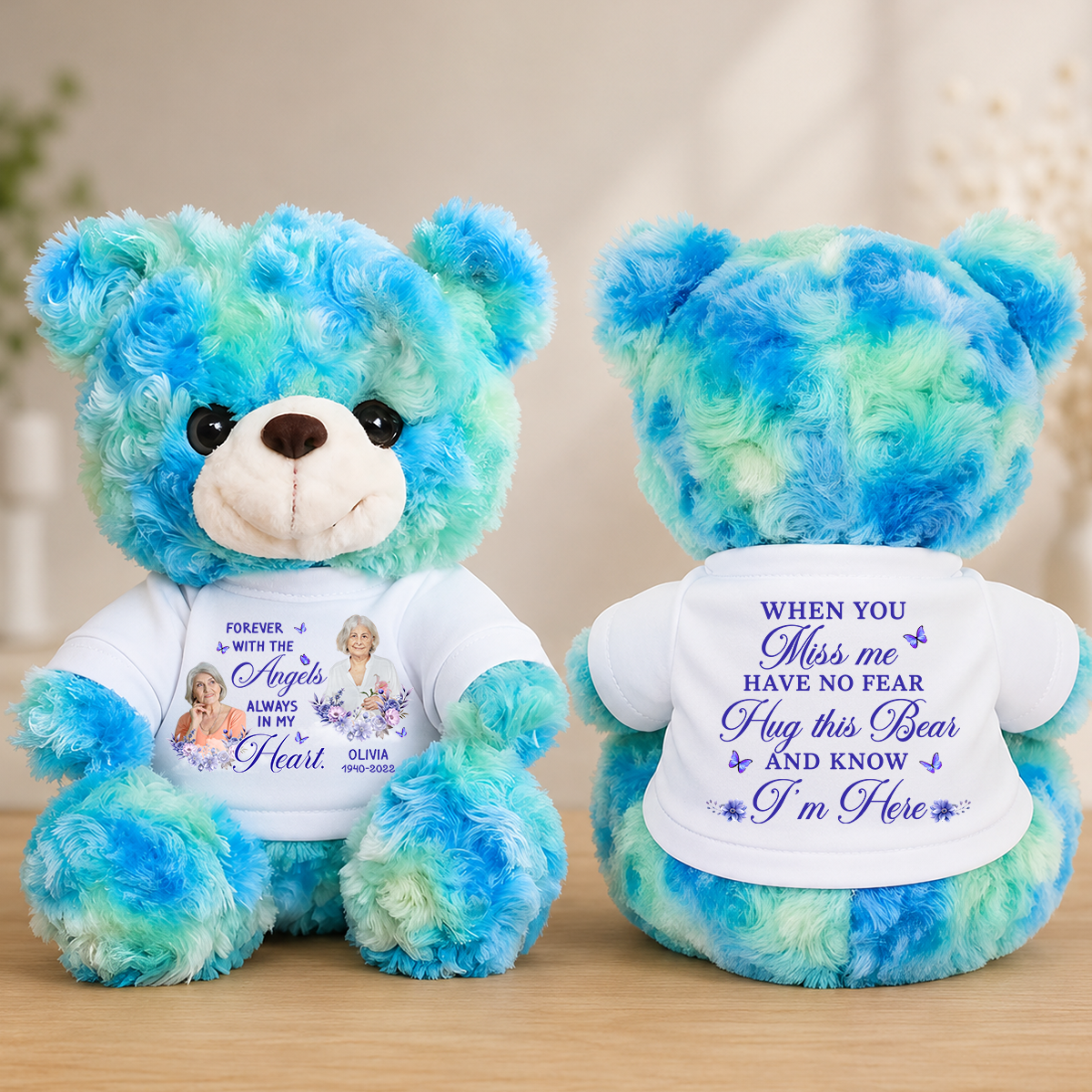 Forever With The Angels  - Have No Fear Hug This Bear - Personalized Teddy Bear 5d2a696f-14fb-43fe-a637-8fd206abfd68-4-10-.png