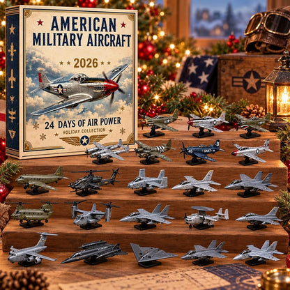 American Aircraft Advent Calendar 2026, 24 Day Airplane Ornaments, Aviation Christmas Countdown, Pilot Military Jet Toy Decor, Holiday Gift 5d31ebff-5758-4eaf-95fa-98e88113f8f6-il_1588xN.8642981245_6spn.jpg