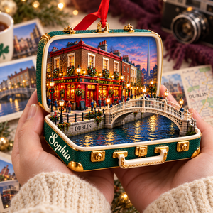 Personalized 3D Temple Bar Suitcase Christmas Ornament – Dublin Ireland Travel Souvenir & Gift for Dublin Lovers 5d55ebc9-6eaa-45e1-b834-9d78514aa32c-Emerald-Dublin-Christmas-Keepsake-4.png