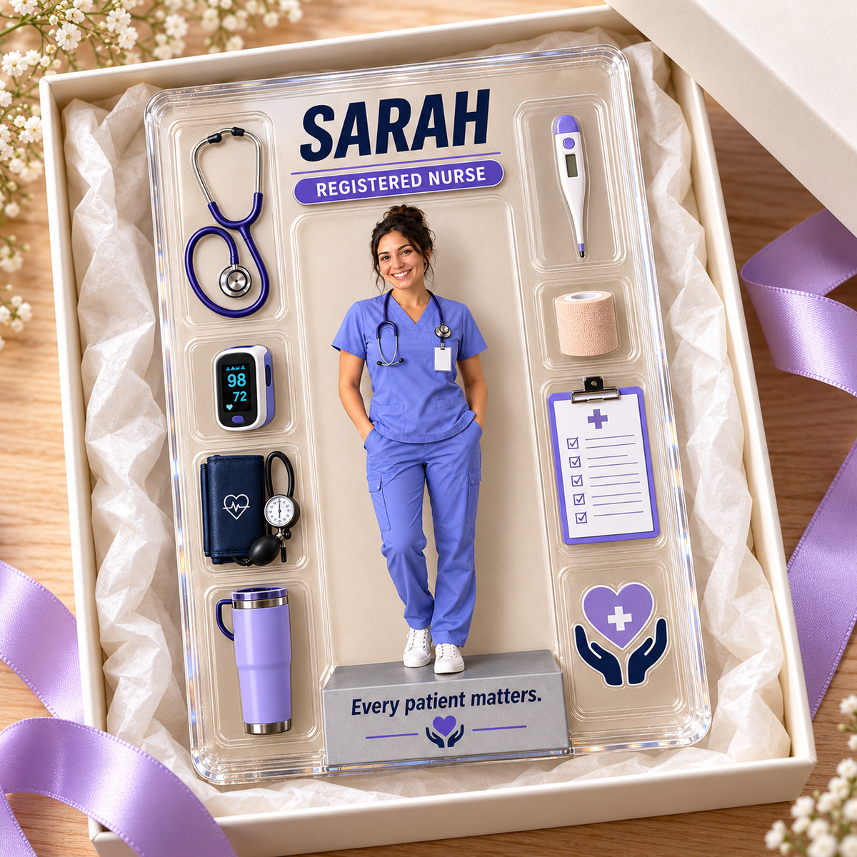 Personalized Nurse Custom Shape Acrylic Table Sign, Custom Photo & Name Desk Decor, Nursing Graduation & Nurse Appreciation Gift 5d5a6d06-9569-475f-b8c3-9ce43534b421-B-ng-acrylic-i-u-d-ng-trong-h-p-qu-1.png