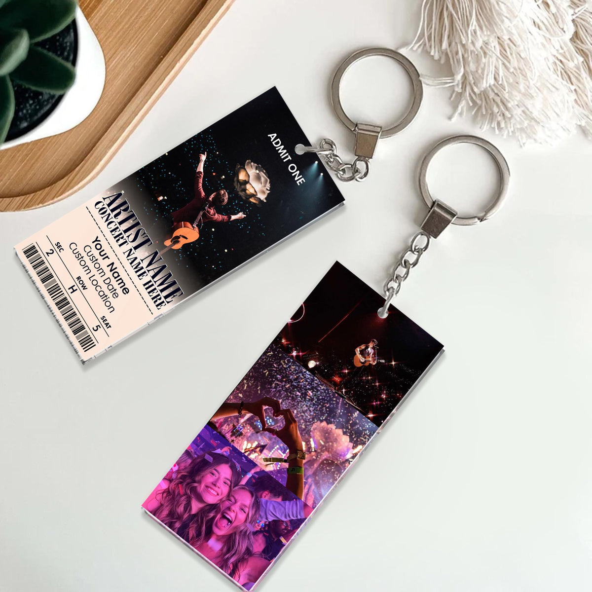 Personalized Acrylic Favorite Concert Ticket Keychain: Music Lover Gift Keepsake 5d752599-e7a0-4cf4-b85a-478cd4321d49-2.jpg