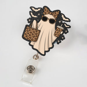 Boo-Jee Ghost Badge Reel, Halloween Badge Holder, Cute Nurse Badge Reel, Teacher ID Clip, Funny Spooky Work Gift for Fall Season. 5dc3e7da-eb73-404b-9b0d-0ca600ea1913-1.jpg