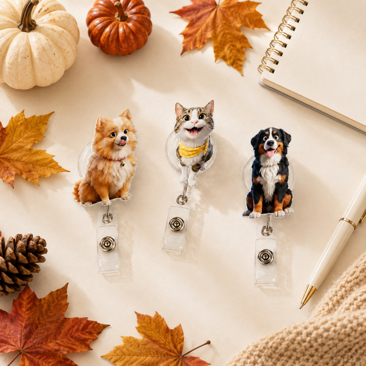 Bringing You Along To Work - Personalized Acrylic Badge Reel 5dcf9695-7086-4b75-a462-70f2a6849388-banner-1.png