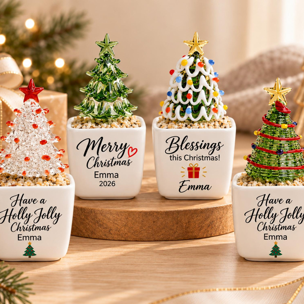 Personalized Mini Glass Christmas Tree, Custom Teacher Christmas Gift, Name Ceramic Flower Pot, Holiday Desk Keepsake 5ddba055-7dc3-414a-8105-6876ed276866-4.png