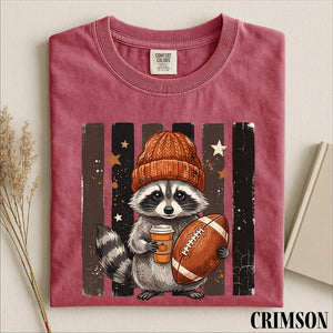 Raccoon Football Shirt, Cute Game Day Graphic Tee, Fall Sports Animal Shirt, Football Season Comfort Colors T-Shirt Gift 5dee4d2f-28c0-429f-8725-d968fc513ac4-5.jpg