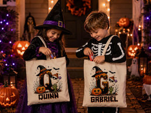 Cute Halloween Ghost bag, Spooky Goodie Bag, Custom Name Halloween Tote Bag, Trick or Treat Candy Bag, Personalized Halloween Kids Treat Bag 5e1d8ddb-6852-4828-a9ef-f2e2bba325a1-gfyuoli-4-.webp