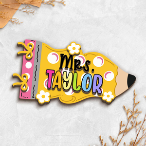 Personalized Teacher 3D Pennant Door Sign, Custom Teacher Name Door Hanging, Back To School Gift, New Teacher Gift, Class Welcome Sign 5e2a2a4b-ff78-401c-bb45-0422a9c38dcd-4_converted.png