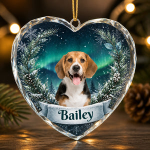 Personalized Pet Photo Heart Crystal Ornament – Winter Forest - Personalized Crystal Ornament 5e34bc1a-677d-4fa6-9bb9-3dffefd58435.jpg