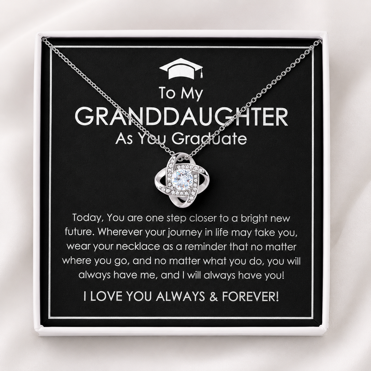 Granddaughter Graduation Jewelry - Graduation Gift for Granddaughter, Master Degree Graduation, College Graduation Gift for Her, Graduate