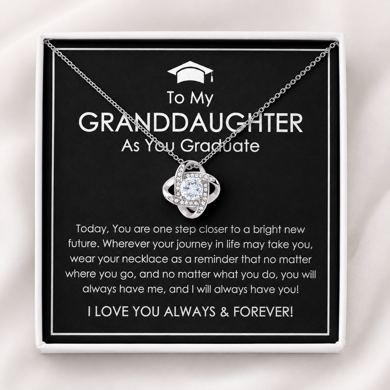 Granddaughter Graduation Jewelry - Graduation Gift for Granddaughter, Master Degree Graduation, College Graduation Gift for Her, Graduate