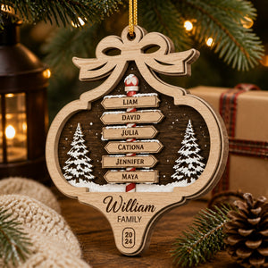 Personalized Family Wreath Names – 3‑Layered Wood Ornament - Personalized 3-Layered Wood Ornament 5e884eb1-2470-433a-b233-d5035b55e325.jpg