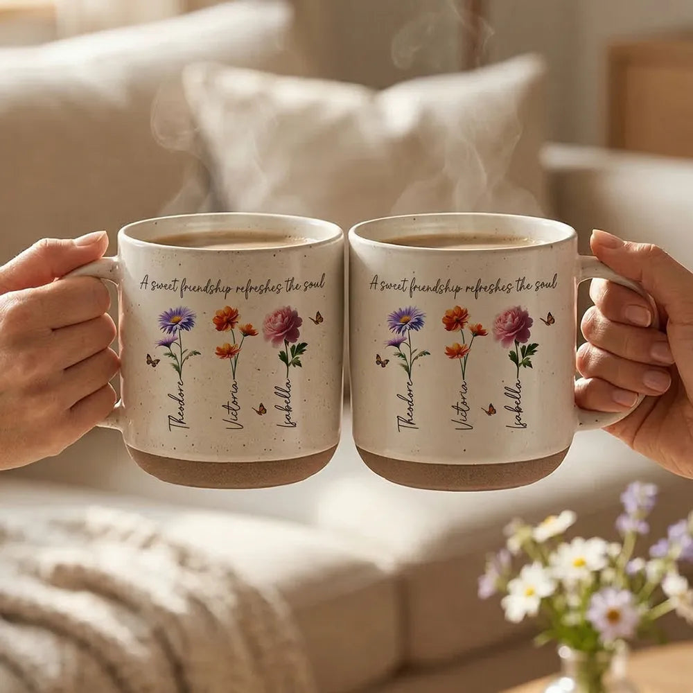 A Sweet Friendship Refreshes The Soul Besties Birth Flower - Personalized Pottery Mug - Friendship Gift For Best Friends 5ea4e48b-9941-4ced-84d8-b0013384d50a-banner-4.webp