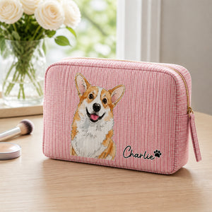 Custom Pet Portrait Makeup Bag – Photo to Illustration with Name - Personalized Bubble Gauze Makeup Bag 5ec9fd61-6dc7-4cf7-872c-8c4eb785ebac.jpg