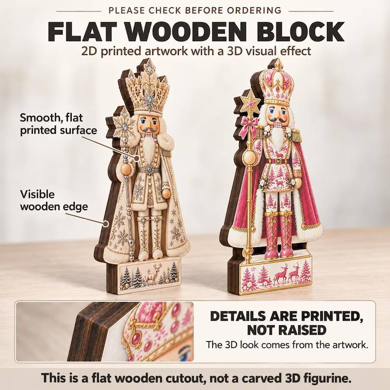 White Christmas Nutcracker Wooden Block, Elegant Winter Soldier Shelf Decor, Neutral Holiday Figurine, Christmas Mantel Decor 5edf881f-738f-4c5c-9d9e-6863200b7a2a--h-2-.jpg