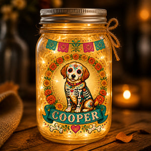 Day of the Dead Dog Mason Jar Light – Personalized Pet Name - Personalized Mason Jar Light 5eef6609-c157-4fcf-8fed-7297866b4846.jpg