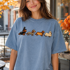 Halloween Dachshund Costume T-Shirt – Cute Witch, Mummy, Hot Dog & Ghost Doxie Shirt for Dog Lovers 5ef68c3f-eda5-4efd-9064-489634087404-2.png