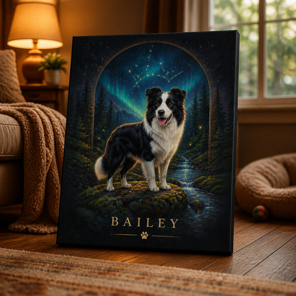 Enchanted Night Pet Portrait Canvas - Personalized Canvas 5f3aceb7-07bf-4717-8c78-a879785f0a4b.jpg
