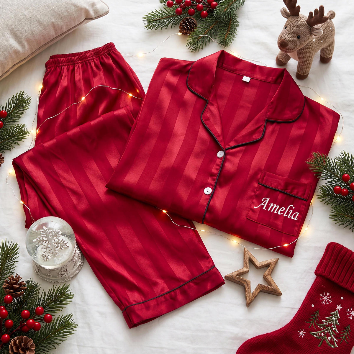 Personalized Striped Family Christmas Pajamas, Embroidered Name Sleepwear Set, Xmas Gifts 5f3bf4be-c373-4d0c-84c8-a9562685bc40-il_fullxfull.8612676139_jaoq.jpg