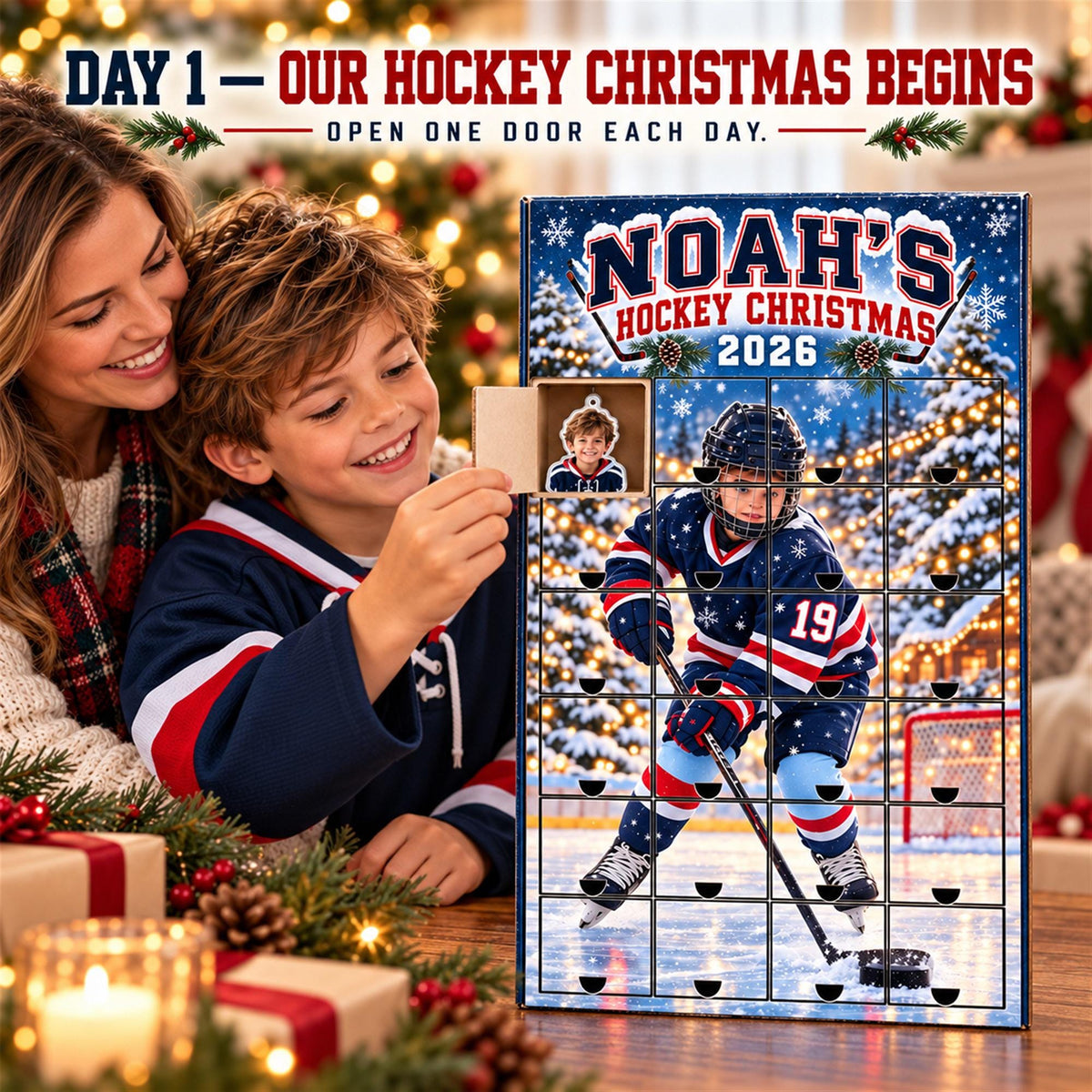 Personalized Hockey Advent Calendar with 24 Custom Photo Acrylic Ornaments, Player Number Christmas Gift for Hockey Family and Coach 5f3c6419-452e-4a8a-bb07-b1db99b77be8-il_fullxfull.8600904604_mdyq.jpg