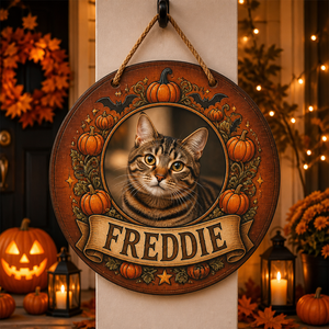 Halloween Pumpkin Pet Photo Wood Door Sign - Personalized Wood Sign 5f467b95-09b4-4630-877b-3b9d194bf99e.png
