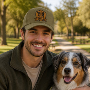 Custom Pet Portrait Printed Cap with Name — Shield Badge - Personalized Printed Cap 5f7059f0-eee9-4c9d-b0fc-701204acde4a.jpg