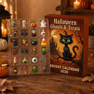 Halloween Advent Calendar 2026, 24-Day Blind Box with Spooky Charms Ornaments, Ghoulish Countdown Surprise Toys for Kids and Adults 5f723aed-ece1-4b96-b871-22032b47f3da-banner-1.png