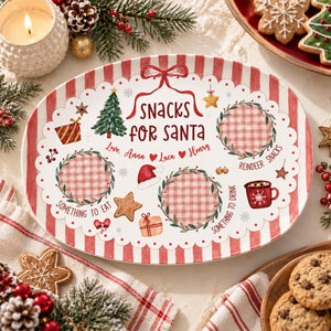 Custom Name Santa Cookie Plate, Cookies for Santa Platter, Personalized Holiday Christmas Plate for Family, Christmas Gift 5fa83a4d-f545-40b1-ba43-be191f02ab5a-7.jpg