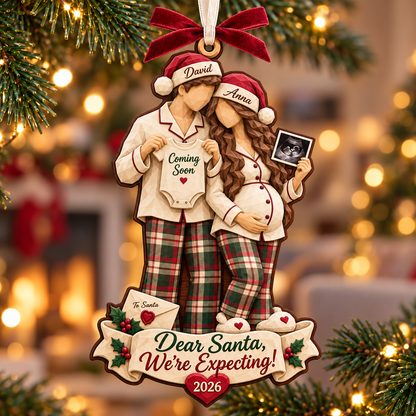 Personalized Pregnancy Announcement Christmas Ornament 2026 – Dear Santa We’re Expecting, Custom Couple Names, Gift for Parents to Be 5fb5237a-4fd0-439f-8a90-066365350939-Dear-Santa-We-re-Expecting-.png
