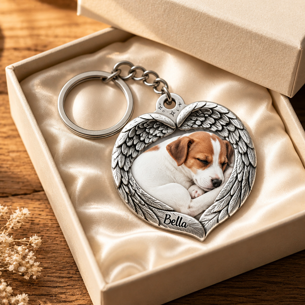Angel Wings Pet Photo Keychain – Custom Photo + Name - Personalized Stainless Steel Keychain 5fbdaa20-f41e-4572-9899-0fa17abbf09c.png