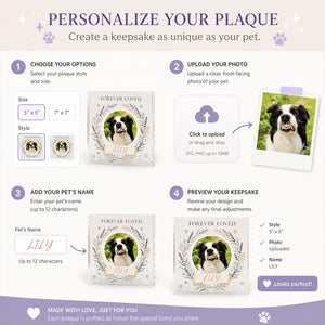 Pet Memorial Acrylic Plaque – Forever Loved Photo & Name - Personalized Acrylic Plaque 5fbf7780-02d3-42b4-8c73-1ec1df97e7c2.jpg