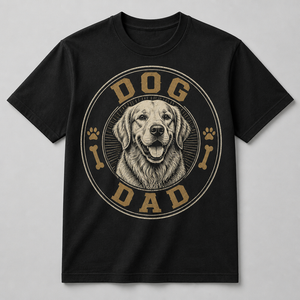 Custom Pet Portrait DOG DAD Tee - Personalized T-shirt 5fcf1c1c-ca00-462d-88f1-6f5253dcf47b.png