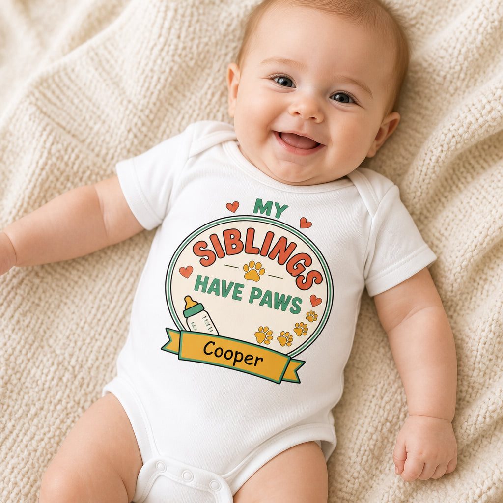 My Siblings Have Paws Baby Onesie – Pet Name - Personalized Baby Onesie With Color 5fd75665-18a8-43d6-9a97-84d517012931.jpg