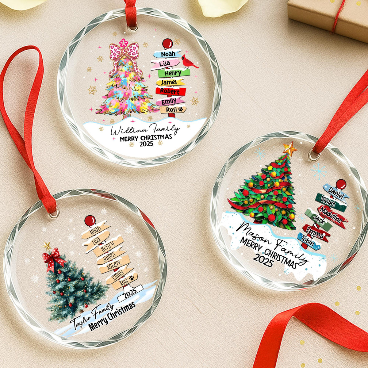 Personalized Family Christmas Ornament 2026 | Custom Name Tree Ornament | Holiday Gift for Families, Kids & Pets Keepsake 5fdc742d-422c-46d1-b6af-d8ddc9f9b228-8.jpg