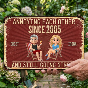 Everlasting Love - Personalized Custom Metal Sign