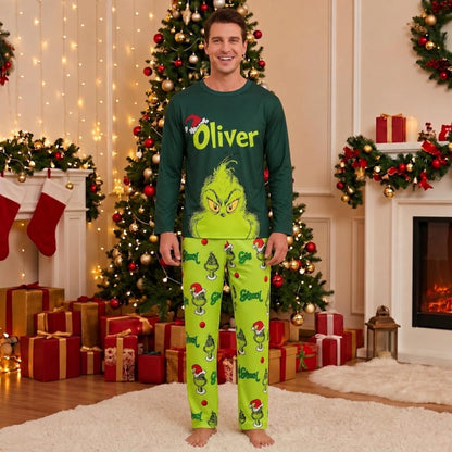 Personalized Christmas Pajamas, Grinch Family Pajamas, Matching Christmas Green Family Pajamas, Couples Christmas Pajamas 5fead197-0ce4-40d7-bd29-5a2a8793fee4-a1.jpg