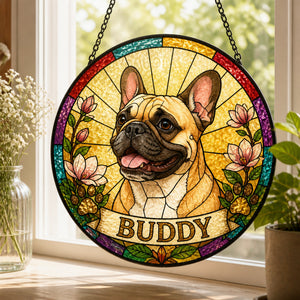 Personalized Stained-Glass Dog Suncatcher – Pet Name Banner - Personalized Suncatcher Stained Glass 5fee25bf-a419-4aaa-b417-7ce75b3fd6dc.jpg