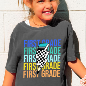Custom Name Kids Boy Back to School Shirt, Kindergarten Shirt, First Grade Tee, Retro School Clothing, First Day of School Shirt For Boys 5ff1cc88-7c6e-49f8-9f42-214d23c9adde-banner-4.png
