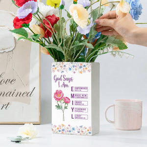 God Says I Am Custom Name- Personalized Ceramic Book Vase 5ffd9288-59a6-4d3f-99cb-96c211fa3a3f-mk3-1-.jpg