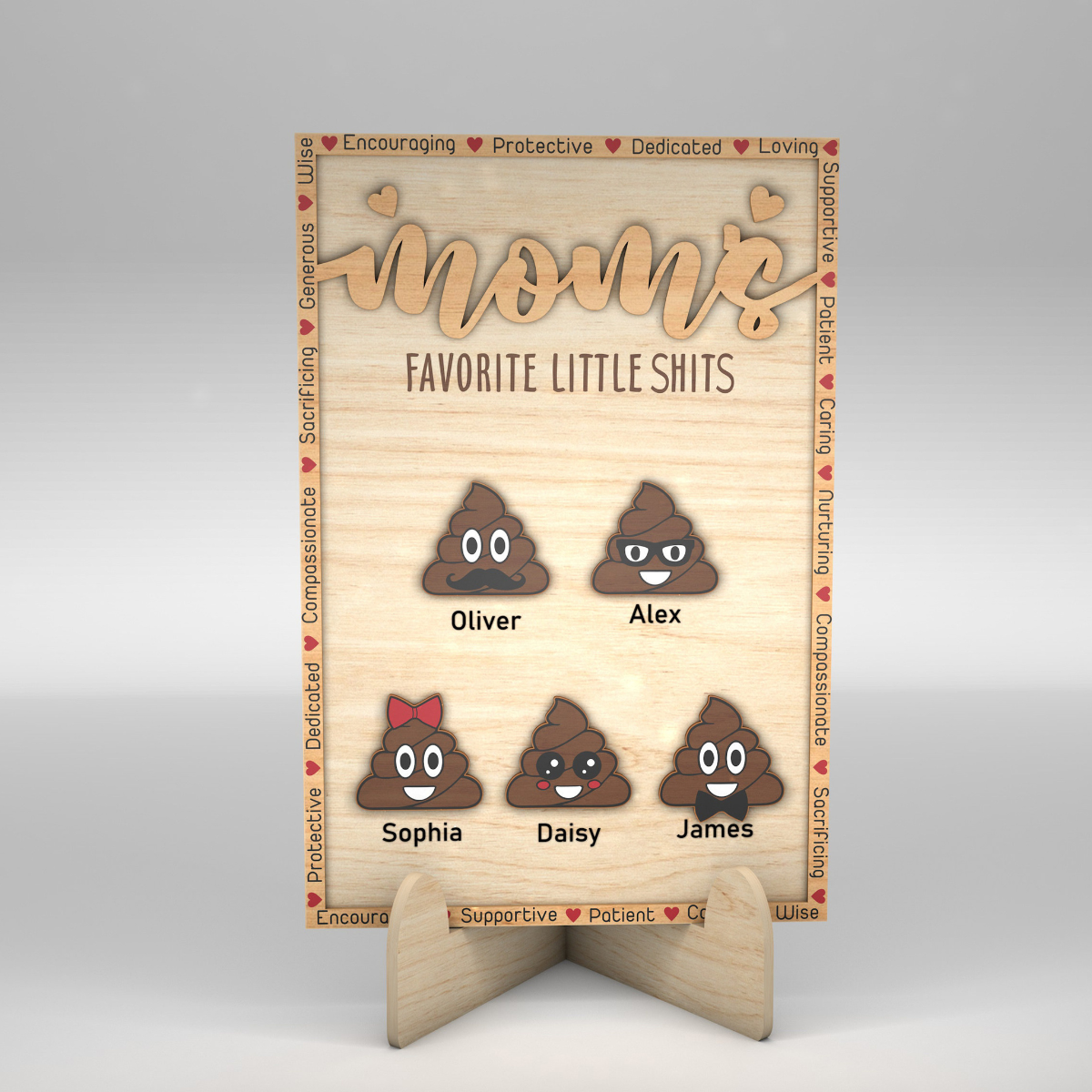 Mommy's Favorite Little Curds - Personalized Picture Frame - Mother's day, Birthday Gift For Mom, Mama, Nana