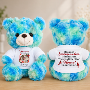 Someone We Love Is In Heaven Memorial Personalized Teddy Bear