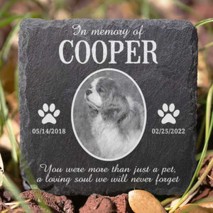 In Loving Memory - Cemetery Decorations for Grave, Cat Memorial Gifts, Gifts for Cat Lovers, Dog Memorial Stone