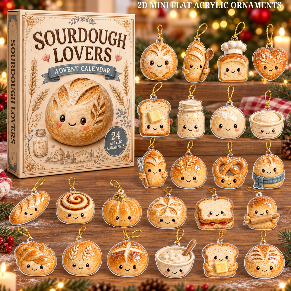 Sourdough Lovers Advent Calendar 2026 - 24-Day Festive Countdown, Acrylic Charms Blind Box - Gift For Baking Lovers 6009ed55-9d37-4303-b6c0-d876fef2b69d-sourdough-text.png
