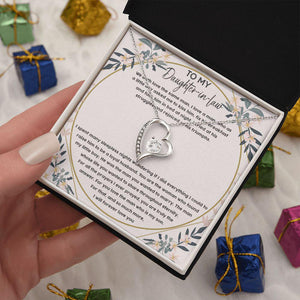 To My Daughter In Law I Will Forever Love You Necklace With Message Card, Gift For Daughter, Meaningful Gift, Love From Mom. 604.jpg
