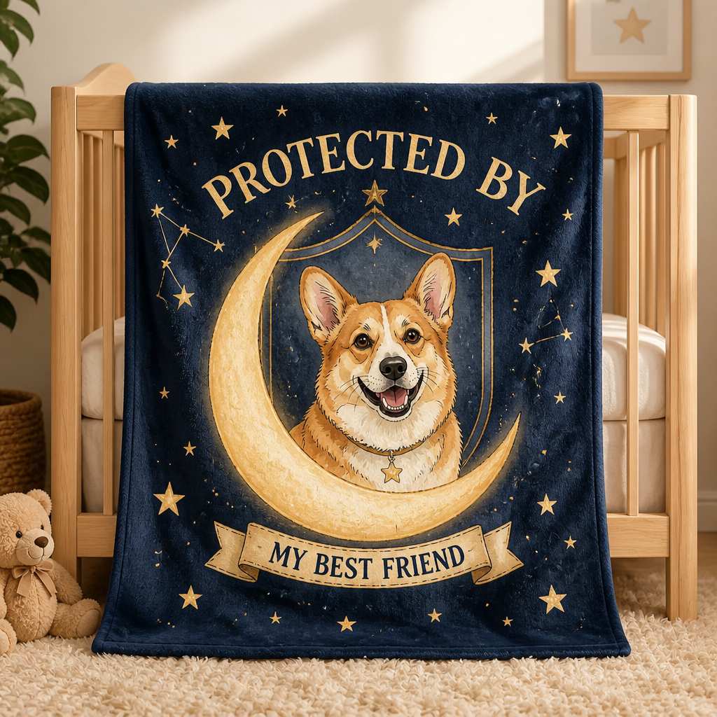 Protected By My Guardian — Custom Pet Portrait Blanket - Personalized Blanket 604c8095-185c-4e09-8b73-d12e83edaf34.png