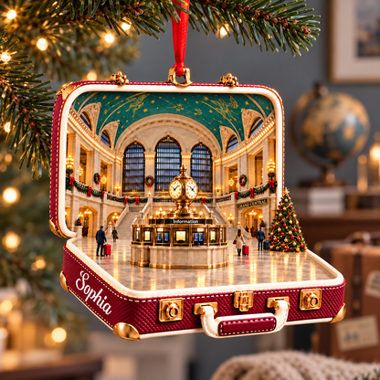 Personalized Grand Central Terminal 3D Suitcase Christmas Ornament – New York City Souvenir & Gift for NYC Lovers 60732a76-8f96-4199-a1ed-1c869df9ceea-Grand-Central-Christmas-suitcase-ornament-1.png