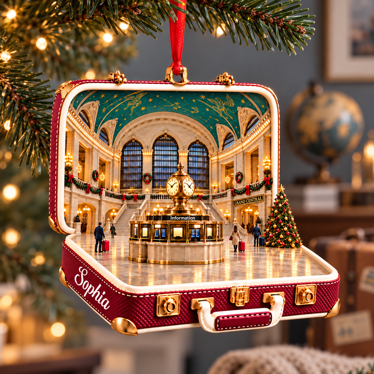 Personalized Grand Central Terminal 3D Suitcase Christmas Ornament – New York City Souvenir & Gift for NYC Lovers 60732a76-8f96-4199-a1ed-1c869df9ceea-Grand-Central-Christmas-suitcase-ornament-1.png