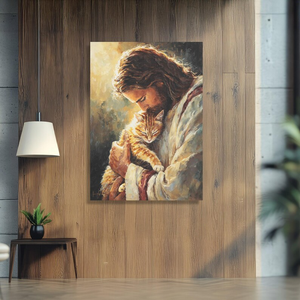 Personalized Jesus Holding Cat Canvas Wall Art – Custom Cat Portrait from Photo, Christian Gift for Cat Lovers & Spiritual Home Decor 608b1356-cafe-4d40-9ab7-6bb76236c4fe-k5_converted.png