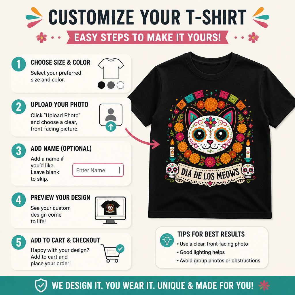 Dia de los Meows Calavera Cat Tee - Personalized T-shirt 60a64853-c3b6-4b46-b064-ef19b8d478df.jpg
