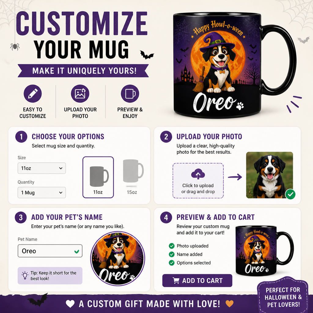 Personalized Halloween Pup Name Mug - Personalized Mug 60a7e6f1-1185-4209-b4c2-bd397066b496.jpg